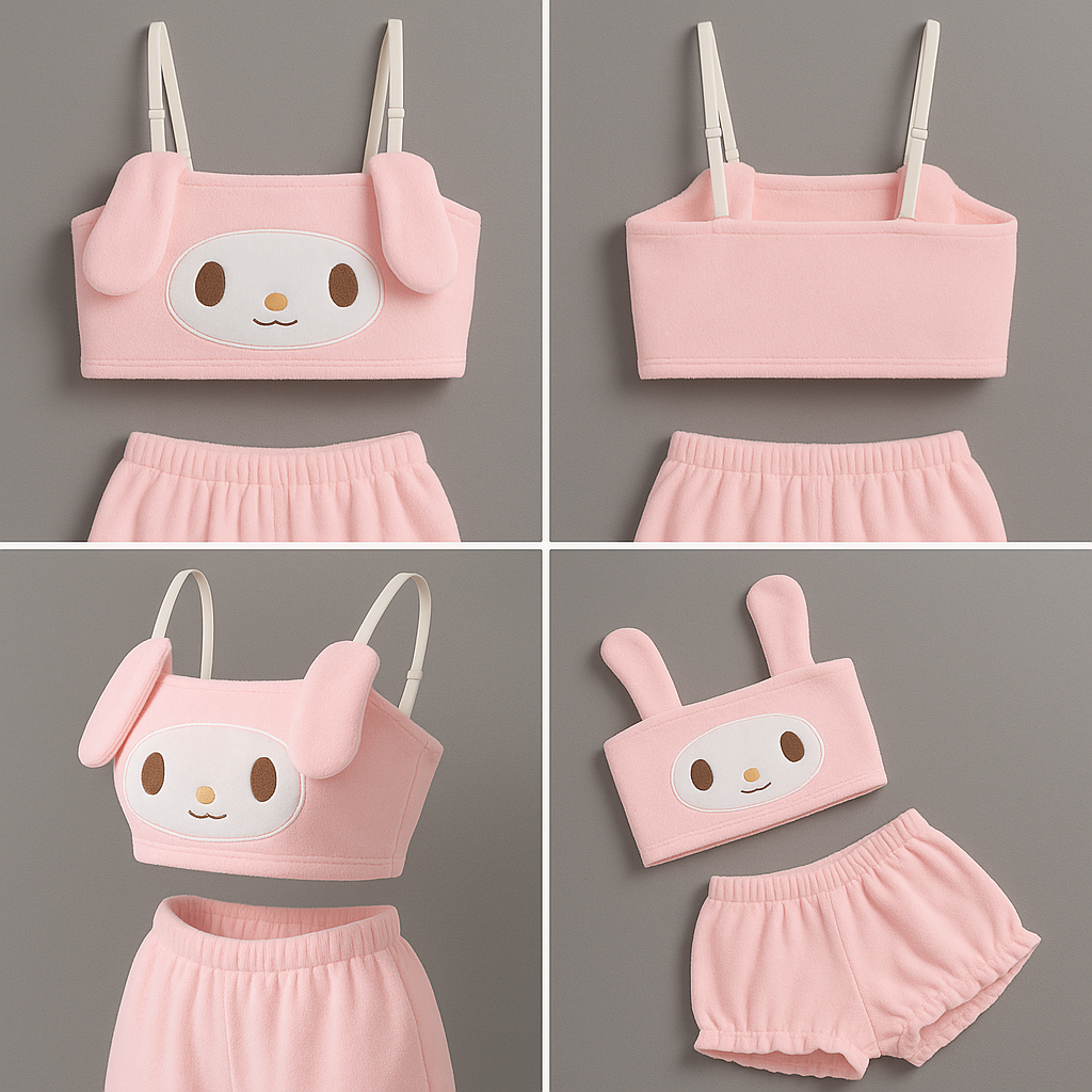 Blossom Pink Plushi Set